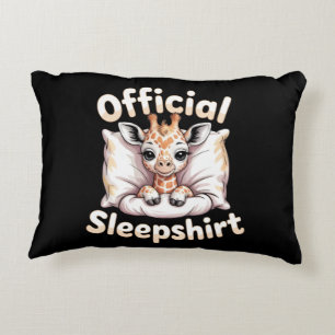 Official Sleepshirt Giraffe Accent Pillow