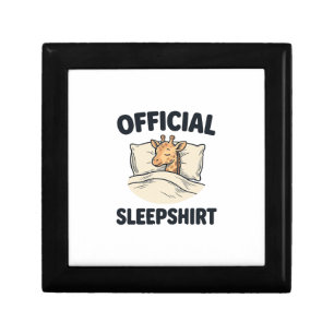 Official Sleepshirt Giraffe Funny Sleep Shirt Desi Gift Box