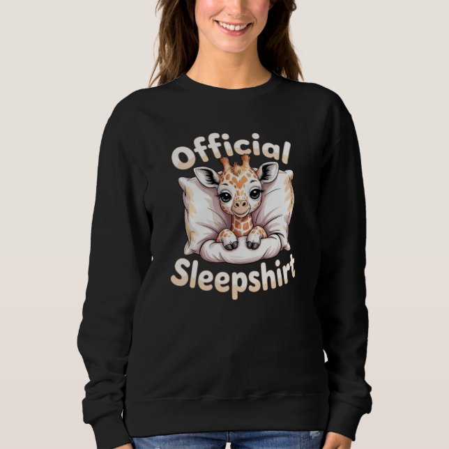  Official Sleepshirt Giraffe Sweatshirt (Front)