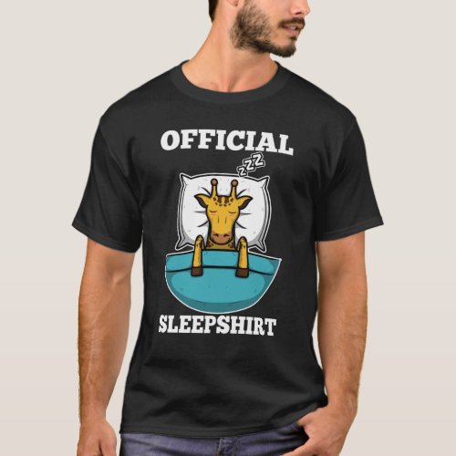 Official sleepshirt giraffe T_Shirt