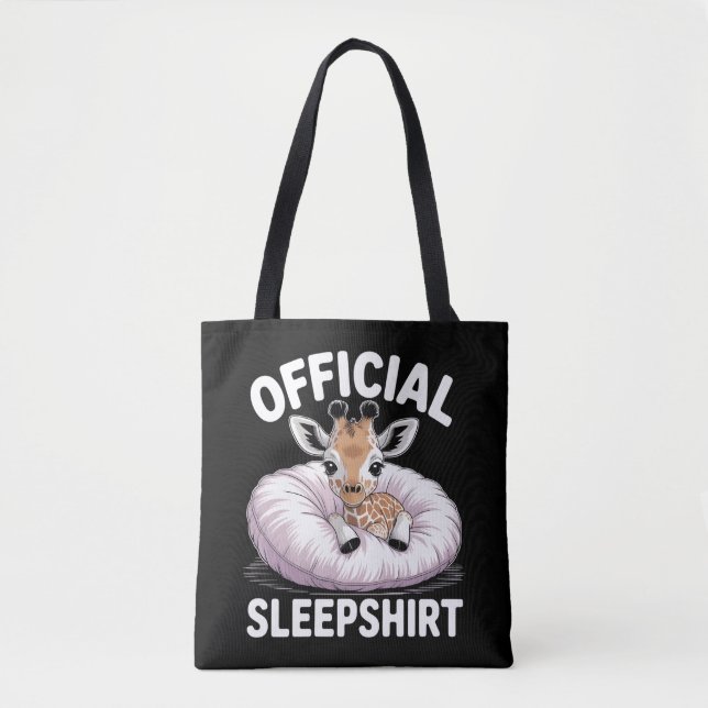  Official  Sleepshirt Giraffe Tote Bag (Front)