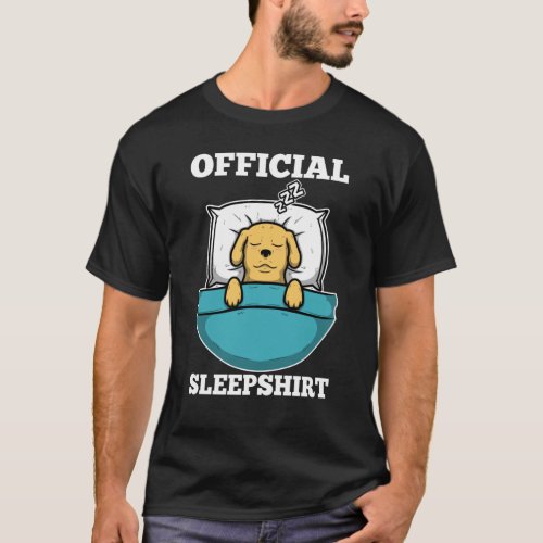 official sleepshirt golden retriever T_Shirt