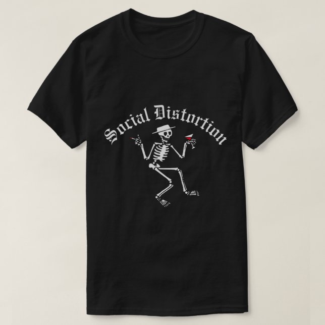 Official Social Distortion Skelly T-Shirt (Design Front)