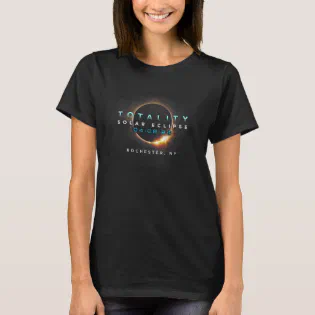 Official Solar Eclipse 2024 Rochester  T-Shirt