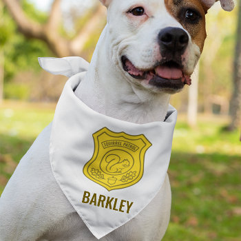 Official Squirrel Patrol Dog Bandana Personalized by Nickwilljack at Zazzle
