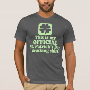 Official St Patrick's Day Drinking T-Shirt