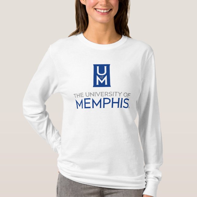 Official Stacked UofM Monogram & Name T-Shirt (Front)