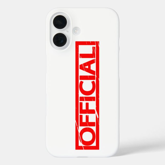 Official Stamp Case-Mate iPhone Case (Back)