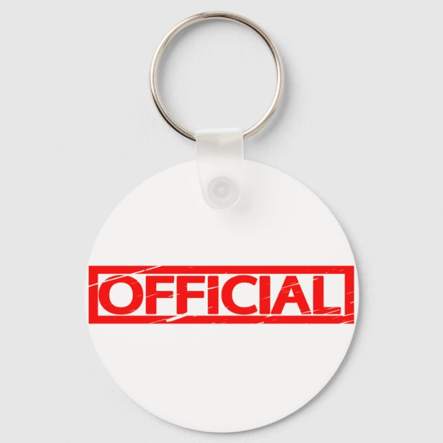 Official Stamp Keychain (Front)
