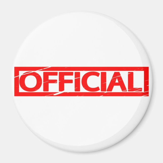 Official Stamp Magnet (Front)