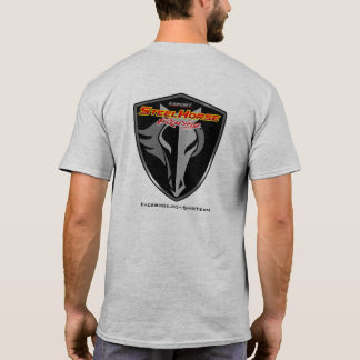Official Steel Horse Racing Mens T-Shirt Grey