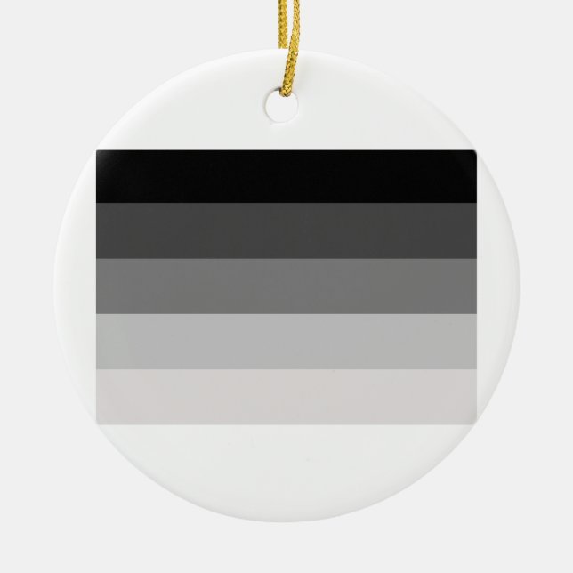 OFFICIAL STRAIGHT PRIDE FLAG CERAMIC ORNAMENT (Front)