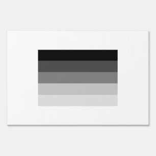 OFFICIAL STRAIGHT PRIDE FLAG YARD SIGN