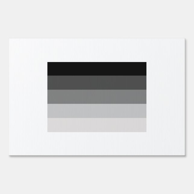 OFFICIAL STRAIGHT PRIDE FLAG YARD SIGN (Front)
