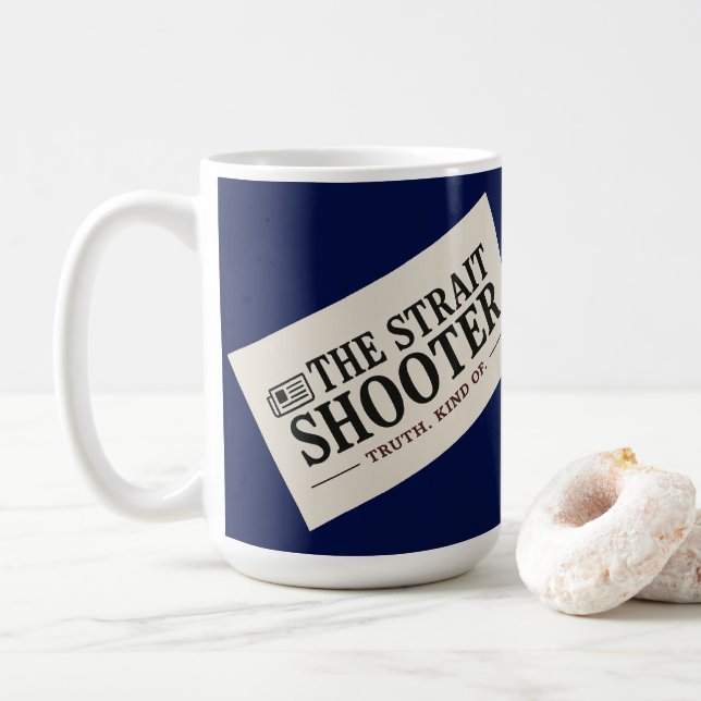 Official Strait Shooter News  Coffee Mug (With Donut)