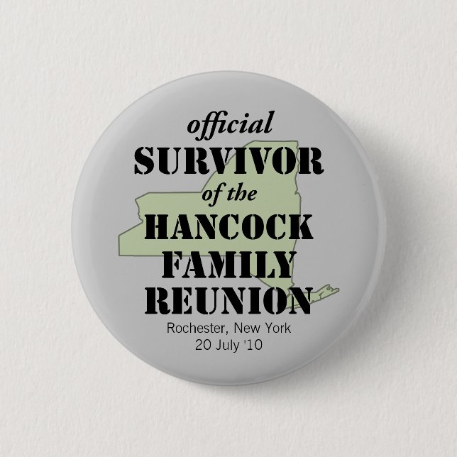 Official Survivor (green) Button (Front)