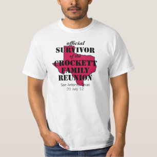 Official Survivor of Texas Family Reunion (red) T-Shirt