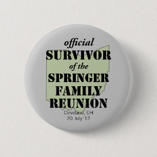 Official Survivor Pinback Button