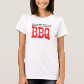 Official T-shirt of Man Up Texas BBQ (Front)