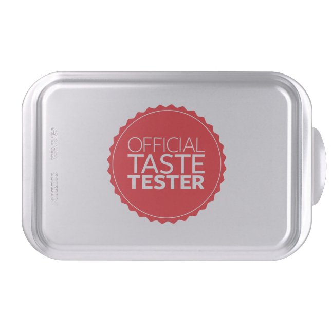 Official Taste Tester Cake Pan (Front)