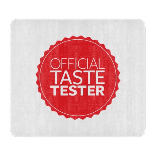 Official Taste Tester Cutting Board