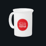 Official Taste Tester Drink Pitcher<br><div class="desc">The Official Taste Tester design is a great gift anyone who loves making food and is the ultimate home cook! Taste of Home is a cooking magazine & website with practical recipes from home cooks—not gourmet chefs featuring familiar everyday ingredientsand beautiful photos. More than recipes, Taste of Home fosters a...</div>