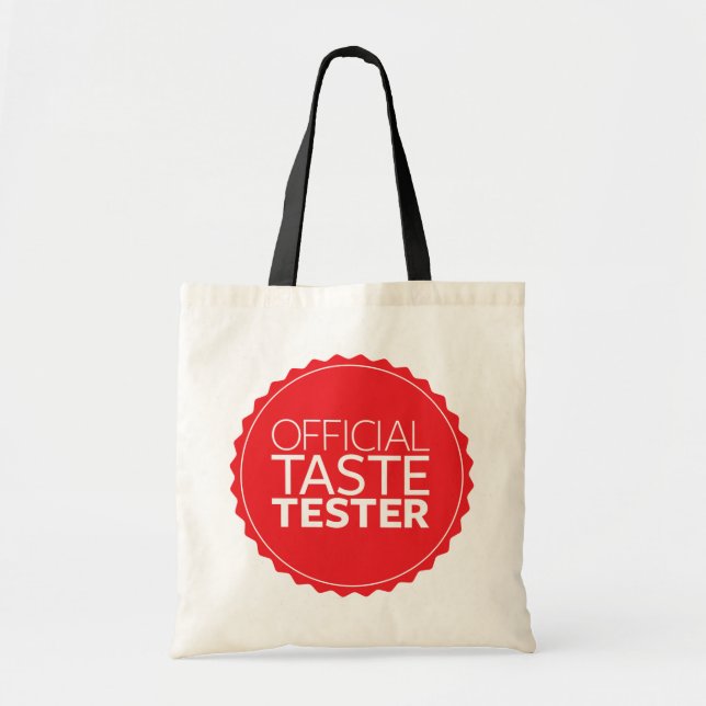 Official Taste Tester Tote Bag (Front)