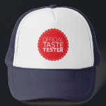 Official Taste Tester Trucker Hat<br><div class="desc">The Official Taste Tester design is a great gift anyone who loves making food and is the ultimate home cook! Taste of Home is a cooking magazine & website with practical recipes from home cooks—not gourmet chefs featuring familiar everyday ingredientsand beautiful photos. More than recipes, Taste of Home fosters a...</div>