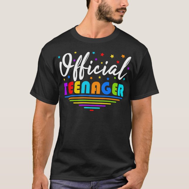 Official Teenager 13 Shirt Geschenk 13th Birthday (Front)