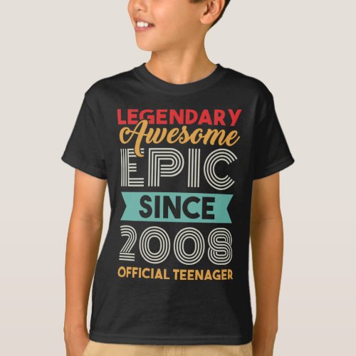 Official Teenager 13th Birthday Thirteen Years Old T_Shirt