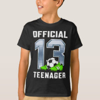 Official Teenager 13th Brithday Party Soccer Theme