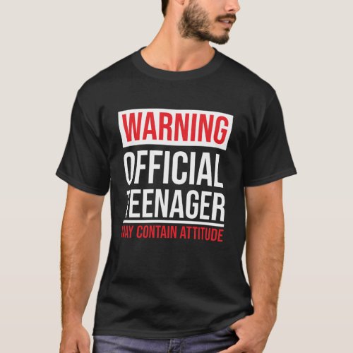Official Teenager Funny 13th Birthday Teenage T_Shirt