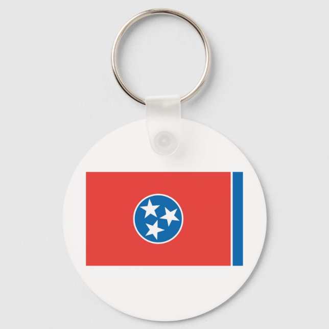 Official Tennessee State Flag Keychain (Front)