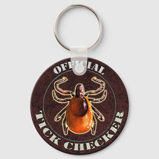 Official Tick Checker keychain (Front)