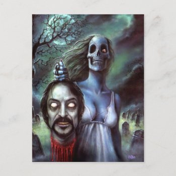 Official Tom Savini Zombie Postcard by themonsterstore at Zazzle