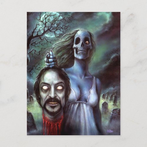Official Tom Savini Zombie Postcard