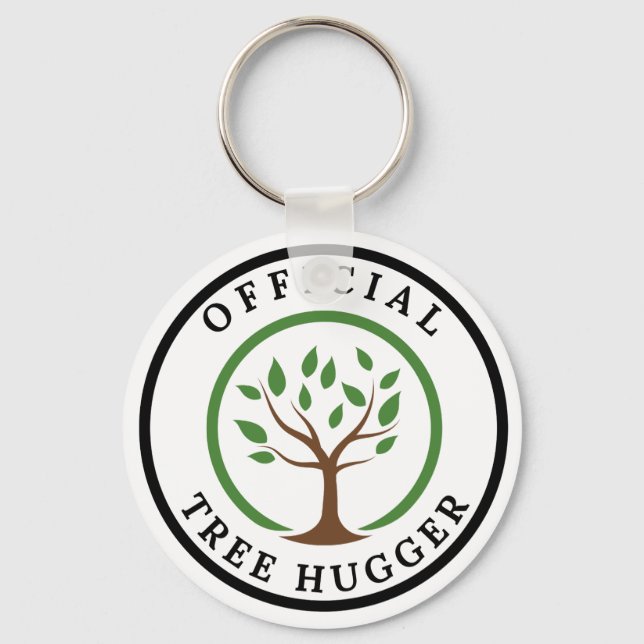 Official Tree Hugger  Keychain (Front)
