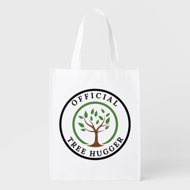 Official Tree Hugger Reusable Grocery Bag (Front)