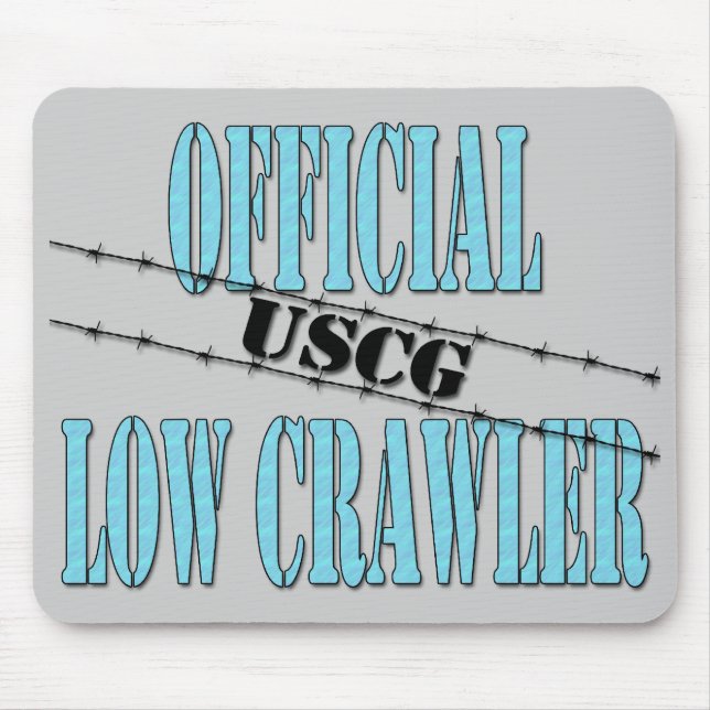 Official USCG Low Crawler Mouse Pad (Front)