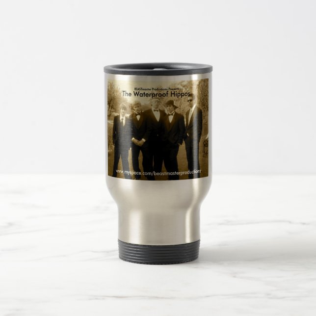 Official Waterproof Hippos Travel Mug (Center)