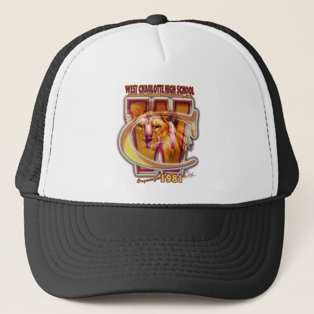 OFFICIAL West Char Nat Alumni Association, LOGO Trucker Hat (Front)