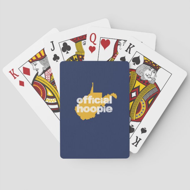 Official West Virginia Hoopie Hoopy Hillbilly Poker Cards (Back)