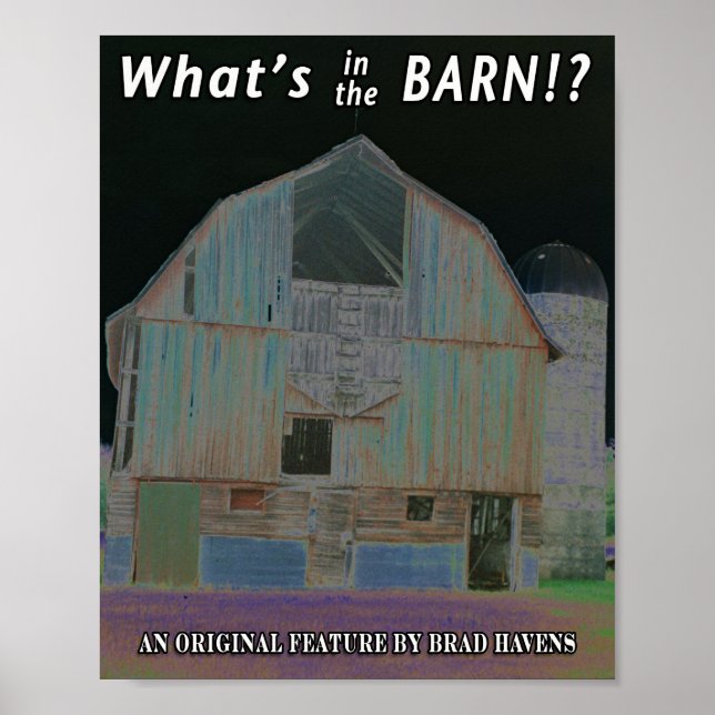 Official What's in the Barn!? Promotional Poster (Front)