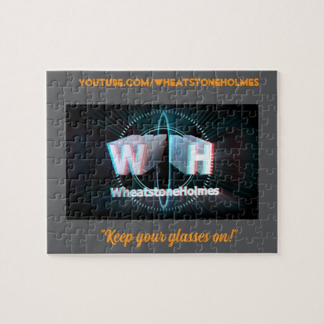 Official WheatstoneHolmes stereoscopic 3D Jigsaw Puzzle (Horizontal)