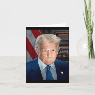 Official White House Portrait Donald J Trump 2025  Card
