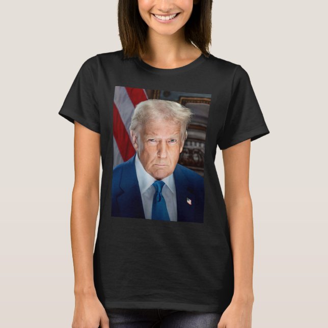 Official White House Portrait Donald J Trump 2025  T-Shirt (Front)