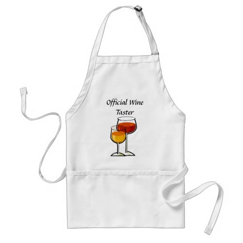 Official Wine Taster Adult Apron