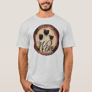 Official Wine Taster t-shirt tote bag