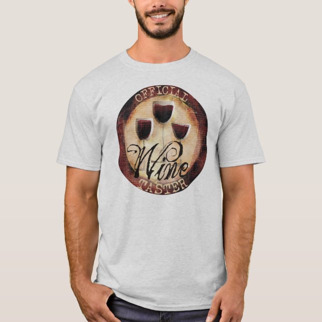 Official Wine Taster t-shirt tote bag (Front)
