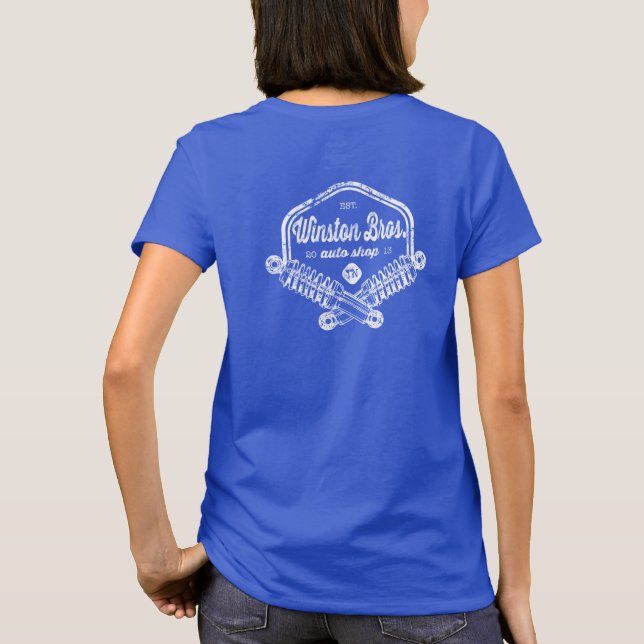 Official Winston Bros. Auto Shop - Shelly T-Shirt (Back)